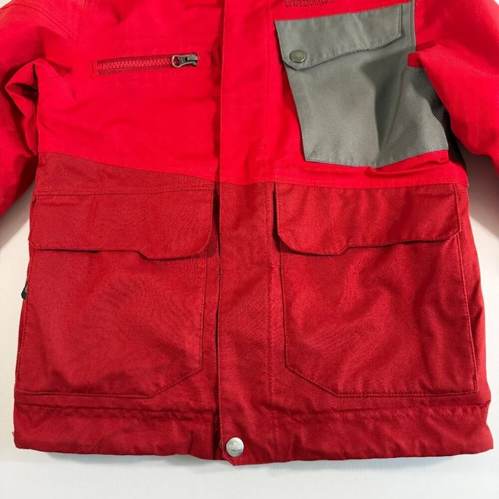 Boys MARMOT Space Walk Insulated Winter Ski Jacket Coat Sz Small